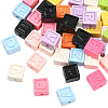 50Pcs Opaque Acrylic Beads FIND-SP0004-84-1