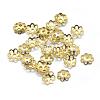 Brass Bead Caps KK-G319-08C-RS-1