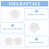 14Pcs 201 Stainless Steel Pendants STAS-UN0059-91-5