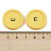 Smiling Face Resin Cabochons CRES-S372-01B-3