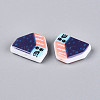 Printed Opaque Resin Beads RESI-N043-09B-04-2