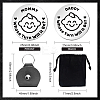 Flat Round Double-Sided Engraved Stainless Steel Commemorative Decision Maker Coin Set AJEW-GL0001-99B-2