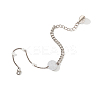 24Pcs 6 Styles 304 Stainless Steel Connector Charms STAS-DC0014-28-6
