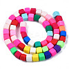 Handmade Polymer Clay Beads Strands X-CLAY-T020-09-2