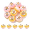Glass European Beads GPDL-YW0001-02G-1