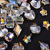 30Pcs 6 Styles Glass Pendants PALLOY-TAC0200-4
