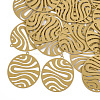 430 Stainless Steel Filigree Pendants STAS-T042-09D-1