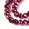 Electroplate Glass Bead Strands EGLA-J047-6x4mm-AB07-3