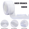 1 Rolls Sheer Organza Ribbon SRIB-CY0001-22C-10-3