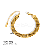 Simple 304 Stainless Steel Chain Bracelets PM6439-10-1