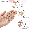 18Pcs 9 Styles Rack Plating Alloy Pendants FIND-FS0003-10-2