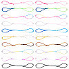 30Pcs 10 Colors Nylon Thread Cord Bracelets Making BJEW-TAC0039-3