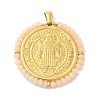 Ion Plating(IP) 304 Stainless Steel Pendants STAS-P368-03G-04-1