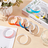 300Pcs 10 Colors Synthetic Paper Polypropylene Disposable Wristbands BJEW-SP0001-08-3