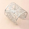Hollowed Out Alloy Cuff Bangles for Women FS-WGDA091-02-1