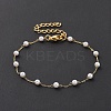 Round Plastic Imitation Pearl Beaded Bracelets BJEW-E054-04G-2
