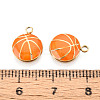 304 Stainless Steel Enamel Pendants STAS-T068-24-3