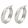 Tarnish Resistant 202 Stainless Steel Hoop Earrings EJEW-H003-38P-03-1