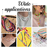 10 Strands Flat Round Handmade Polymer Clay Beads CLAY-PH0001-44N-6