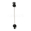 Plastic Beadable Keychain Bar for Jewelry Making DIY Crafts AJEW-C040-01F-1