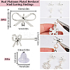 20Pcs Brass Stud Earring Findings KK-SC0008-01P-2