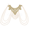 Iron Shoulder Bra Body Chain AJEW-WH0038-80G-1