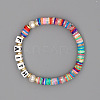 Handmade Polymer Clay Bead Strands CLAY-CJC0001-01B-4