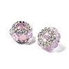 Acrylic Rhinestone Rondelle Beads OACR-S048-02I-1