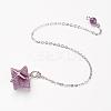 Chakra Natural Amethyst Dowsing Pendulums G-F516-01I-1