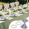 100Pcs 2 Colors Resin Napkin Rings AJEW-NB0008-21-5