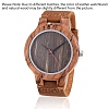 Zebrano Wood Wristwatches WACH-H036-04-1
