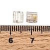 2-Hole Transparent Glass Seed Beads SEED-S023-30C-31-3