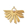 304 Stainless Steel Pendants LS-STAS-V006-01G-03-1