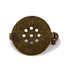 Brass Brooch Pin Findings KK-D266-01AB-1