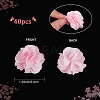 CRASPIRE 40Pcs Polyester Fabric Flowers FIND-CP0001-07B-2