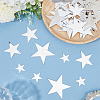 4Bags Acrylic Star Stickers DIY-GF0012-46B-4