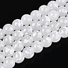 Baking Paint Glass Beads Strands DGLA-N015-8mm-01-1