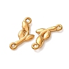 304 Stainless Steel Connector Charms STAS-N124-52G-2