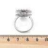 Daisy Rotatable Open Cuff Rings for Women LS-RJEW-S402-05P-5