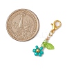 Acrylic Flower Pendant Decorations HJEW-MZ00086-3