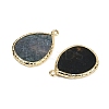 Natural Moss Agate Pendants G-K347-08G-05-2
