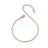Brass Rolo Chain Bracelets for Women BJEW-G735-05RG-4