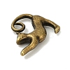 Tibetan Style Alloy Kitten Pendants TIBEP-A22092-AB-FF-2