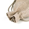 Burlap Packing Pouches Drawstring Bags ABAG-Q050-13x18-01-3