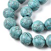 Synthetic Turquoise Beads Strands UNKW-T001-01B-3