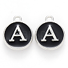 Platinum Plated Alloy Charms LS-ENAM-S118-02A-P-1