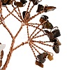 Natural Tiger Eye Chips Tree of Life Decorations DJEW-A017-01N-4