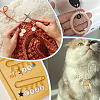 20Pcs 10 Styles Alloy Enamel Pendant Locking Stitch Markers HJEW-PH02083-5