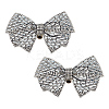 Bowknot Rhinestone Shoe Decoration DIY-WH0430-522C-1