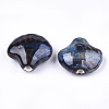 Handmade Porcelain Beads X-PORC-S498-36A-3